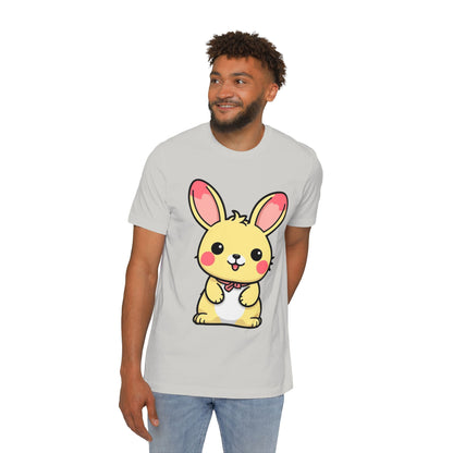 Cute Bunny USA-Made Unisex Short-Sleeve Jersey T-Shirt