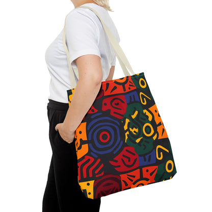 Colorful Abstract Design Tote Bag (AOP)