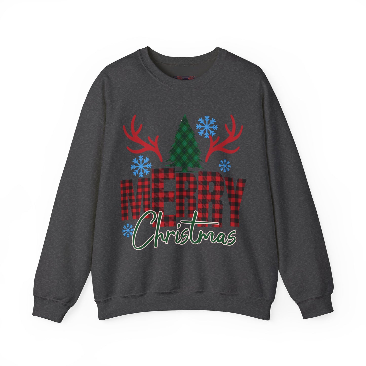 Christmas Crewneck Sweatshirt - Merry Christmass Design