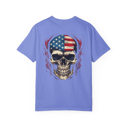 Unisex Garment-Dyed T-shirt USA FLAG