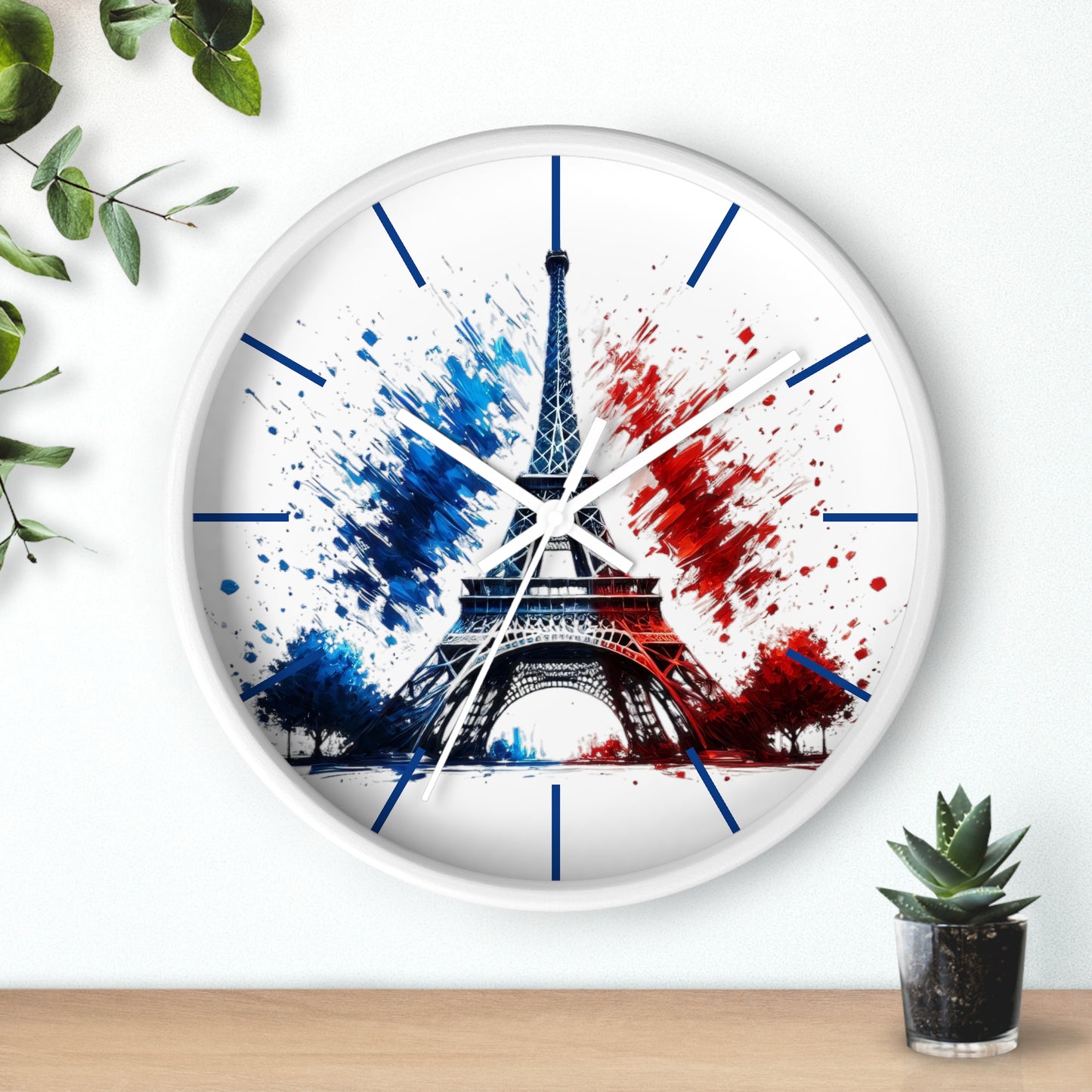 Eiffel Tower Wall Clock