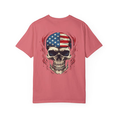 Unisex Garment-Dyed T-shirt USA FLAG